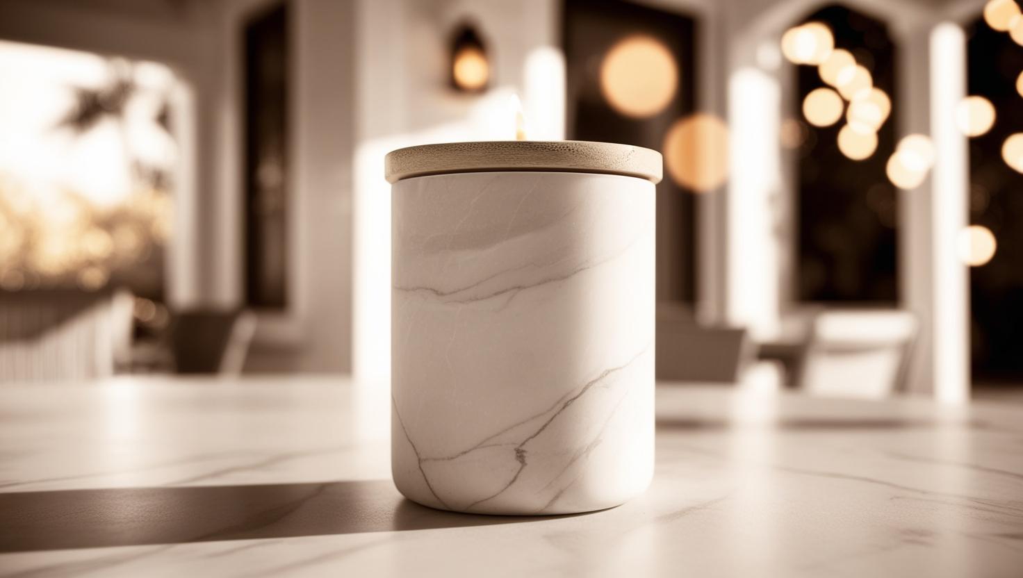 Marble Soy Candle