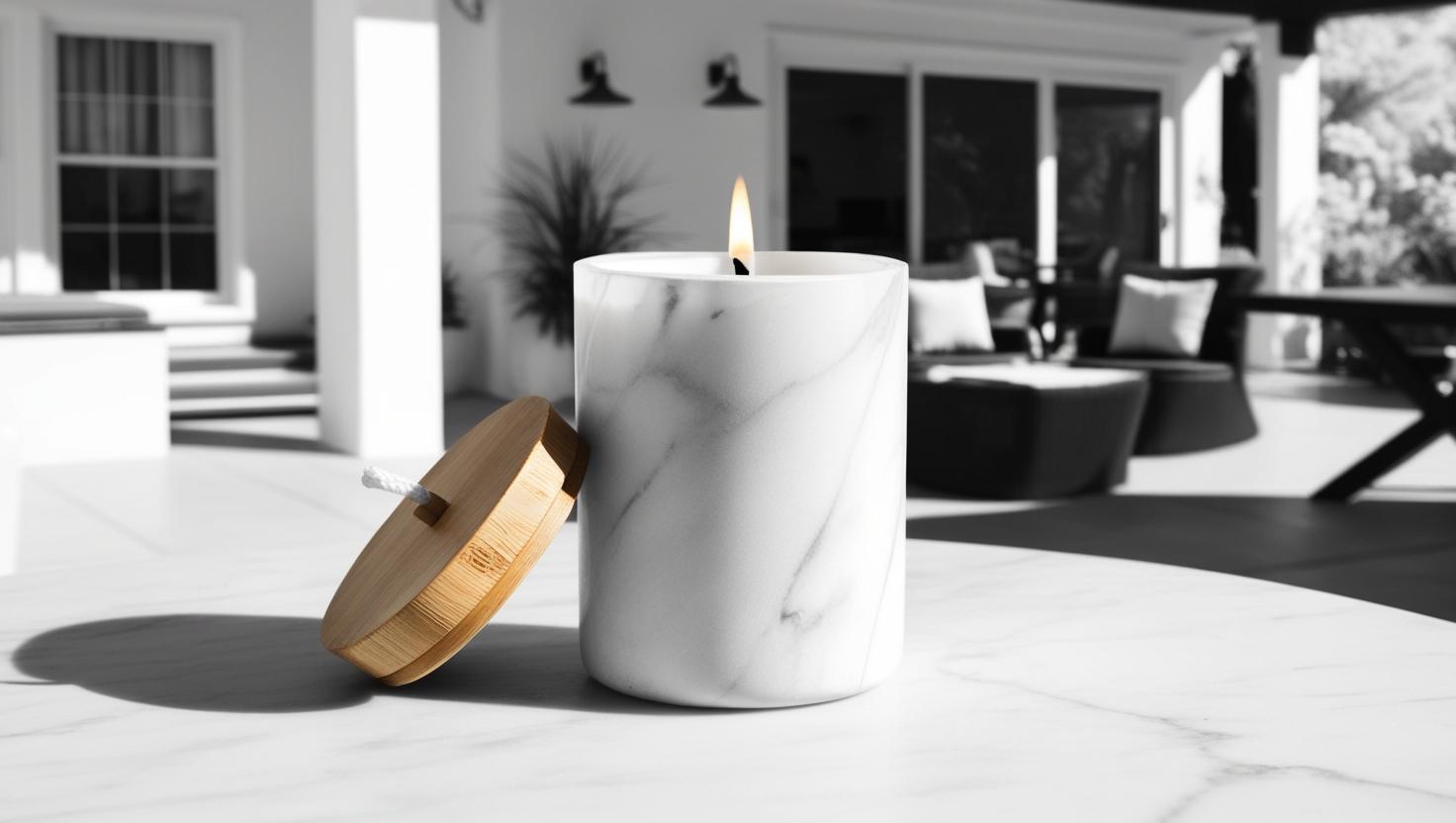 Marble Soy Candle