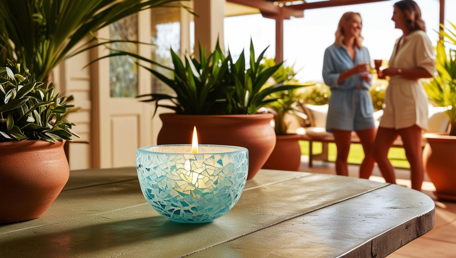 Mosaic Candle Holder