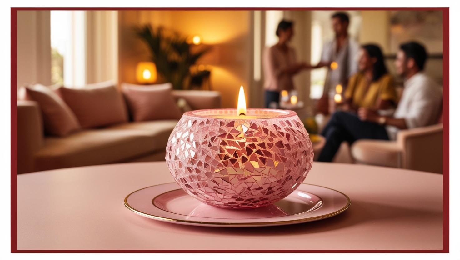 Mosaic Candle Holder