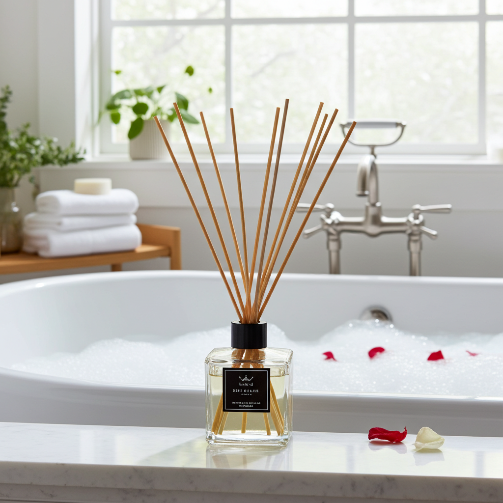 Small Room Reed Diffuser | 160ml Square Glass Scented Set