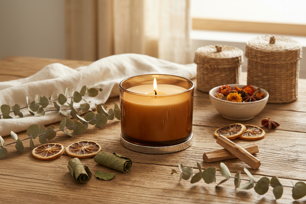 Single Wick Candle Hero Landscape