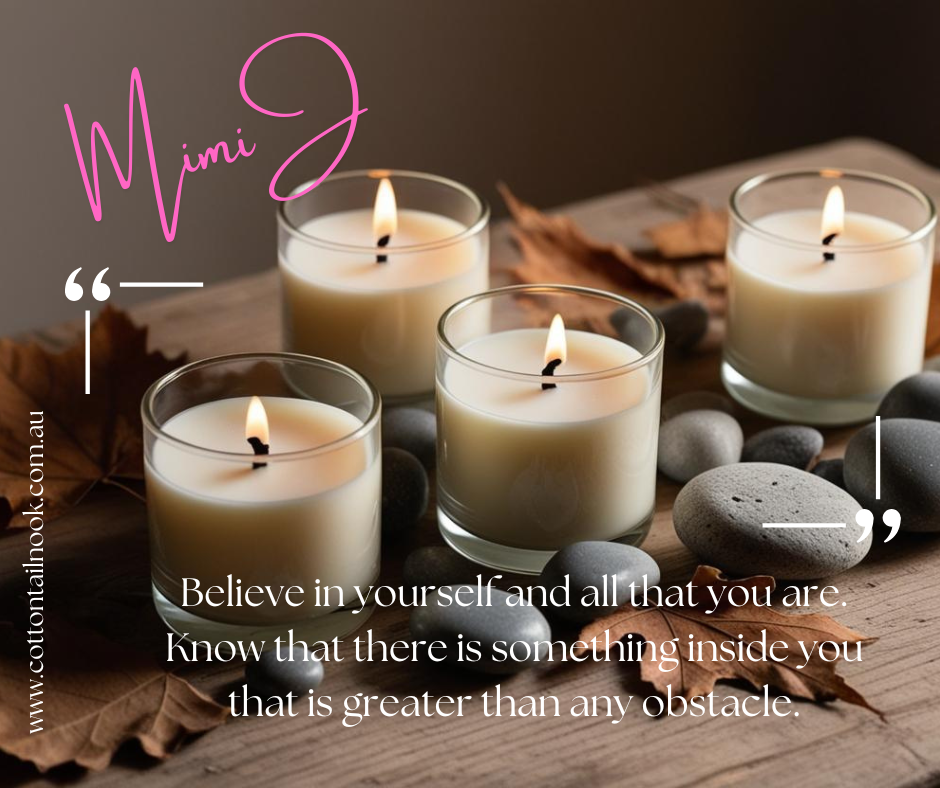 Caring for Your Cottontail Nook Candles: