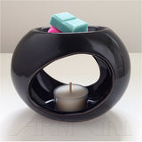 CERAMIC OIL BURNER - Oval | WARMER/MELTER For Scented Wax Melts, Fragrance Oils and Essential Oils