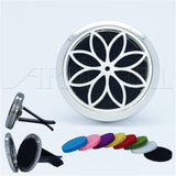 FRAGRANCE & ESSENTIAL OIL DIFFUSER + 8 FREE PADS | Car Air Vent Freshener, Aromatherapy
