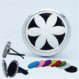 FRAGRANCE & ESSENTIAL OIL DIFFUSER + 8 FREE PADS | Car Air Vent Freshener, Aromatherapy