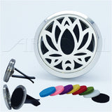 FRAGRANCE & ESSENTIAL OIL DIFFUSER + 8 FREE PADS | Car Air Vent Freshener, Aromatherapy
