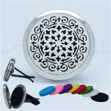 FRAGRANCE & ESSENTIAL OIL DIFFUSER + 8 FREE PADS | Car Air Vent Freshener, Aromatherapy