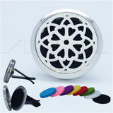 FRAGRANCE & ESSENTIAL OIL DIFFUSER + 8 FREE PADS | Car Air Vent Freshener, Aromatherapy