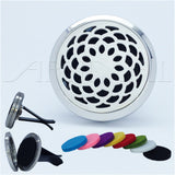 FRAGRANCE & ESSENTIAL OIL DIFFUSER + 8 FREE PADS | Car Air Vent Freshener, Aromatherapy