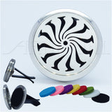 FRAGRANCE & ESSENTIAL OIL DIFFUSER + 8 FREE PADS | Car Air Vent Freshener, Aromatherapy