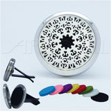 FRAGRANCE & ESSENTIAL OIL DIFFUSER + 8 FREE PADS | Car Air Vent Freshener, Aromatherapy
