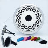 FRAGRANCE & ESSENTIAL OIL DIFFUSER + 8 FREE PADS | Car Air Vent Freshener, Aromatherapy