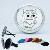 FRAGRANCE & ESSENTIAL OIL DIFFUSER + 8 FREE PADS | Car Air Vent Freshener, Aromatherapy