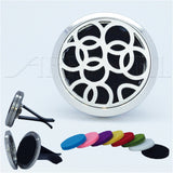 FRAGRANCE & ESSENTIAL OIL DIFFUSER + 8 FREE PADS | Car Air Vent Freshener, Aromatherapy