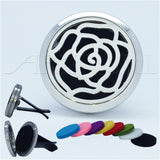 FRAGRANCE & ESSENTIAL OIL DIFFUSER + 8 FREE PADS | Car Air Vent Freshener, Aromatherapy