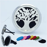 FRAGRANCE & ESSENTIAL OIL DIFFUSER + 8 FREE PADS | Car Air Vent Freshener, Aromatherapy