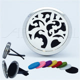 FRAGRANCE & ESSENTIAL OIL DIFFUSER + 8 FREE PADS | Car Air Vent Freshener, Aromatherapy
