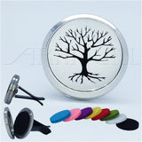 FRAGRANCE & ESSENTIAL OIL DIFFUSER + 8 FREE PADS | Car Air Vent Freshener, Aromatherapy
