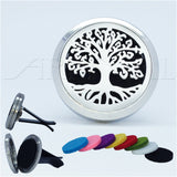 FRAGRANCE & ESSENTIAL OIL DIFFUSER + 8 FREE PADS | Car Air Vent Freshener, Aromatherapy