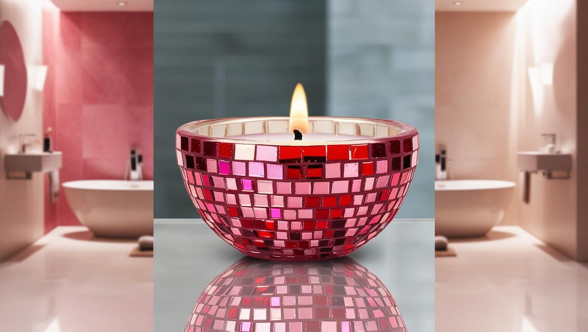 Mosaic Candle Holder
