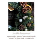 Christmas soy wax candle with gift box 3 designs & scents
