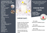 WHOLESALE, soy candles in three different sizes perfect for: Wedding bonbonniere, markets, gift baskets, party favours, functions