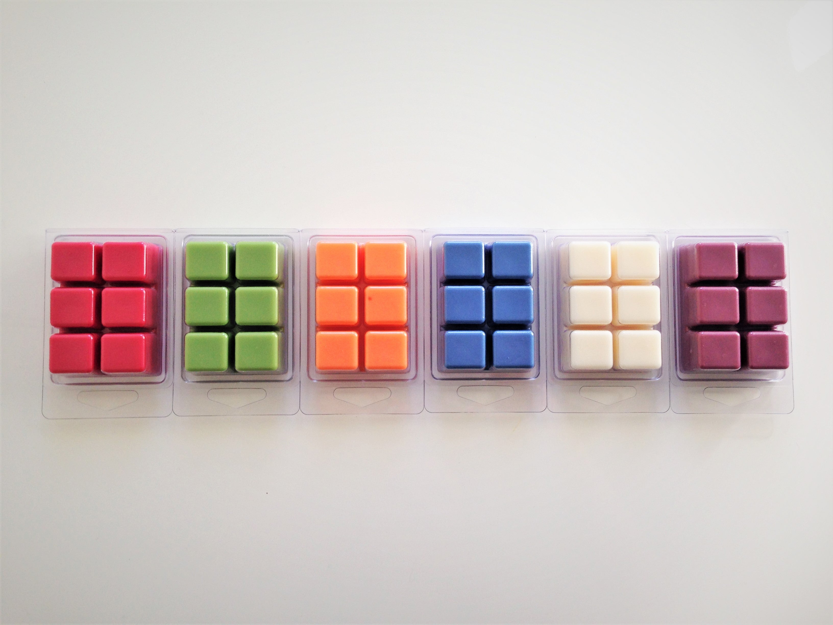 117 Scents to choose from - Natural (Cream White) or Coloured Wax Melt Cubes