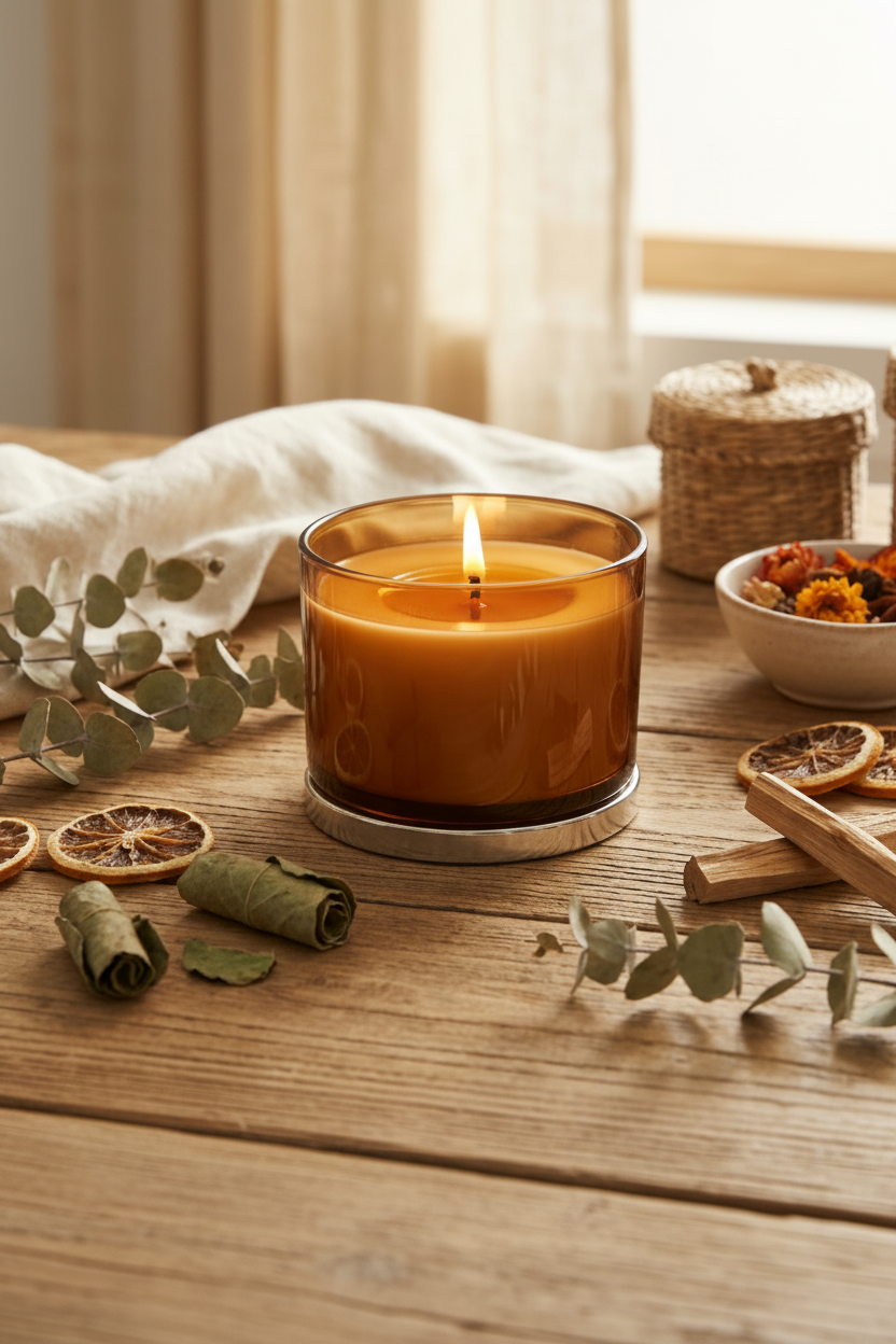 Single Wick Candle Hero Portrait