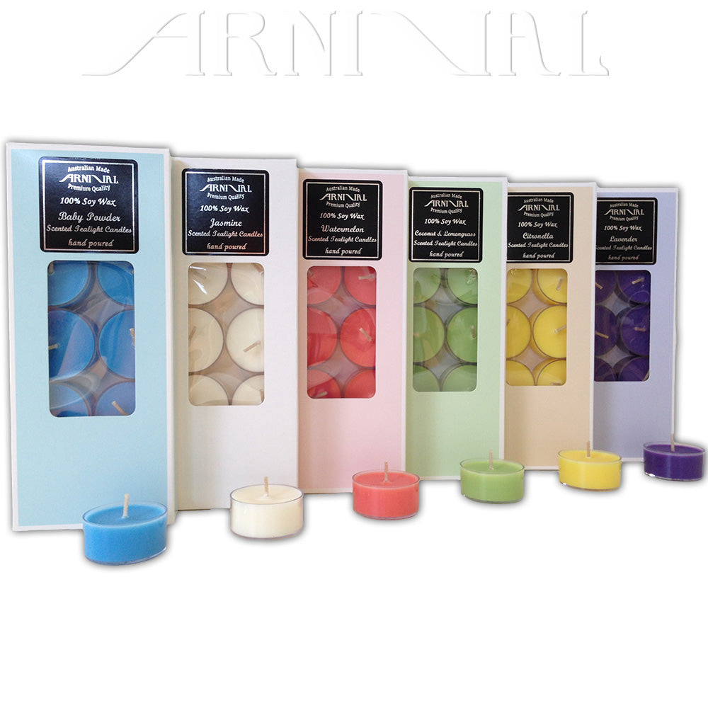 Pink Champagne & Exotic Fruits - Random Choice by Seller Soy Wax Tealight Candles  Scented Tealight Candles